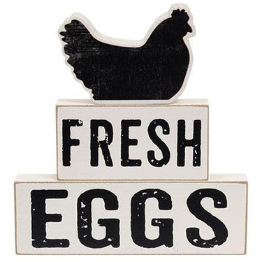 3 Set Fresh Eggs Stacking Blocks - The Fox Decor
